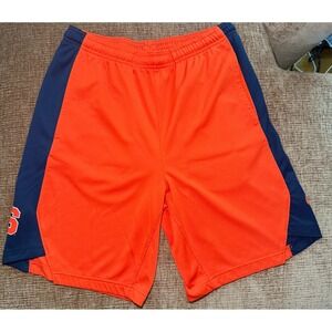 Nike Syracuse‎ Men's Large Basketball Shorts Orange Blue NCAA Mesh Drawstring